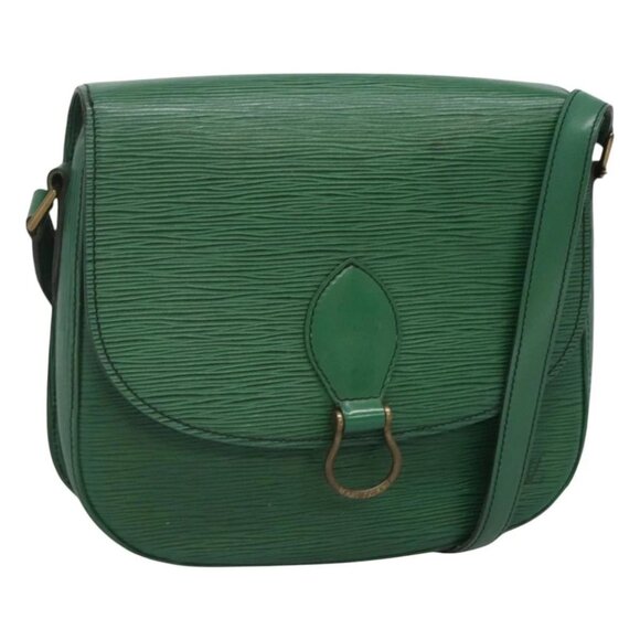 LOUIS VUITTON Epi Saint Cloud GM Shoulder Bag Green - Picture 1 of 16